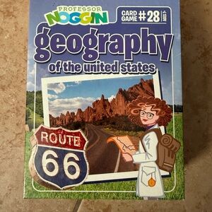 Geography of the United States Card Game - Blue